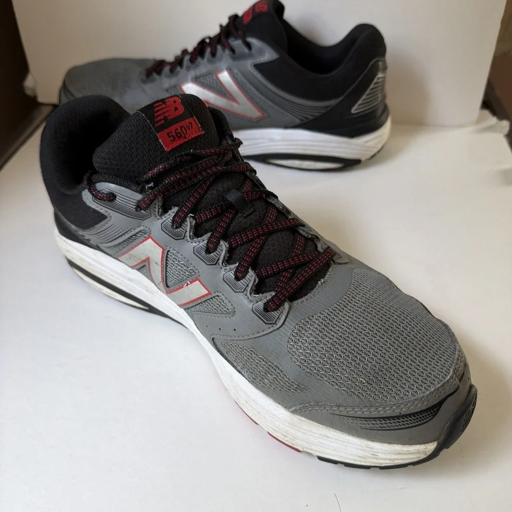 New Balance 560 V7 M560LS7 Activa Mens 13 4E Ex. Wide Running Shoe Gray Sneakers